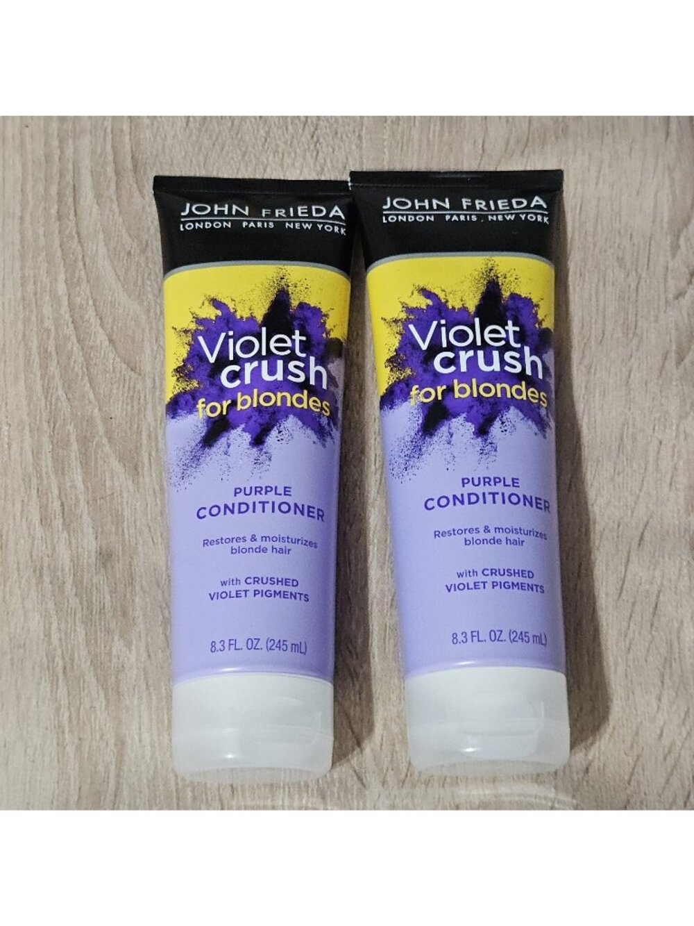 John Frieda Violet Crush Purple Conditioner 8.3 fl oz 2 Pack New
